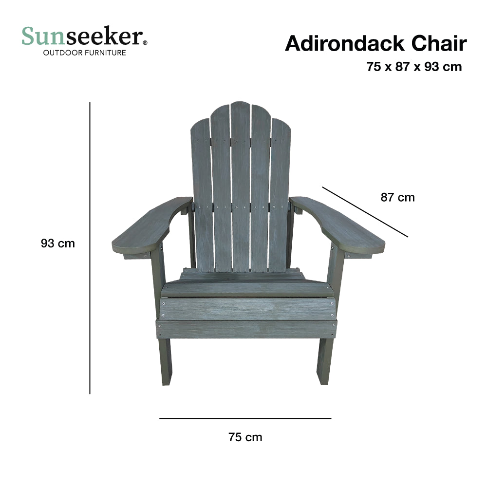 Silla Adirondack Gray Classic Sunseeker 1 un