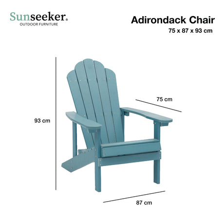 Silla Adirondack Classic Lake Blue Sunseeker 1 un