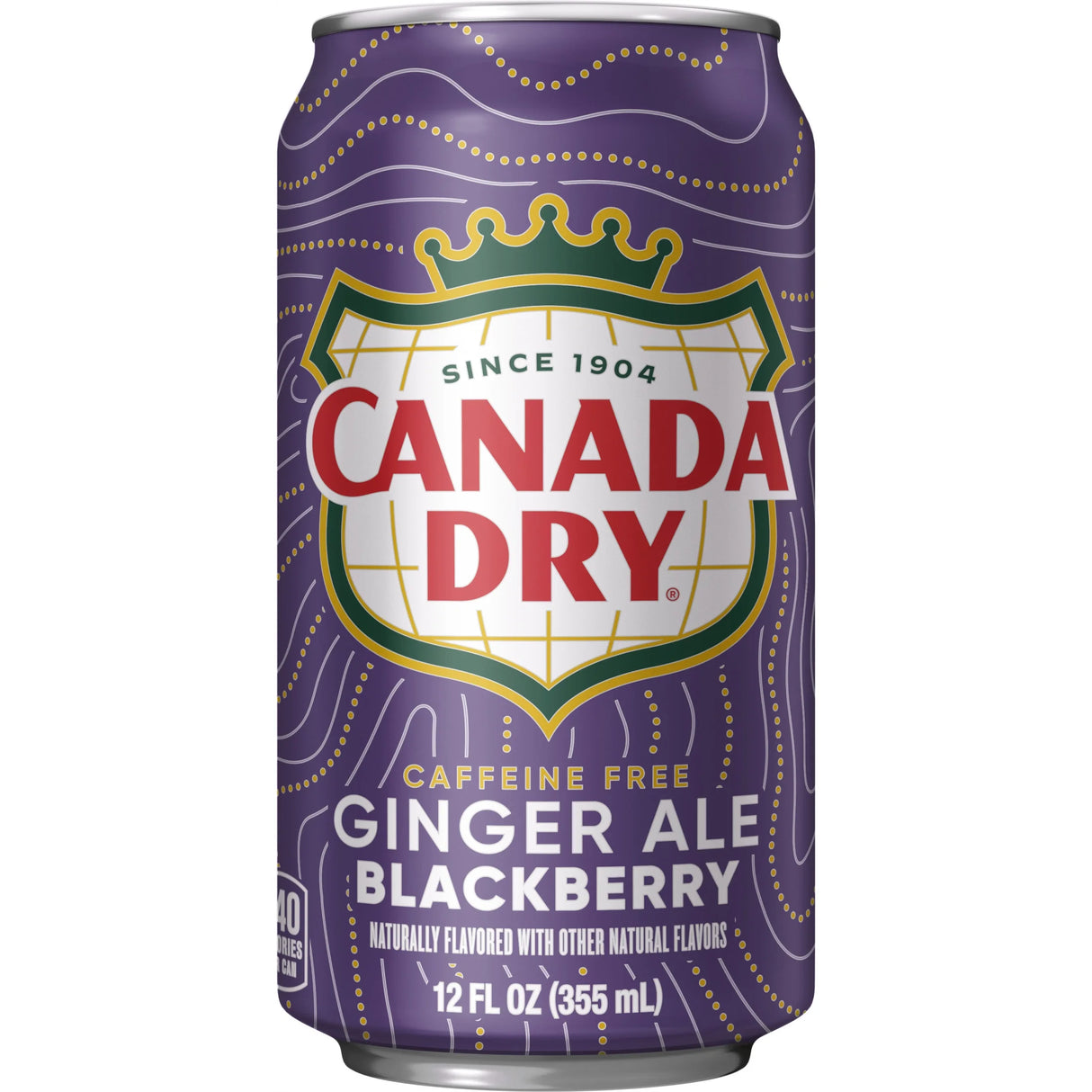 Bebidas Ginger Ale Blackberry Lata Canada Dry 12 x 355 ml