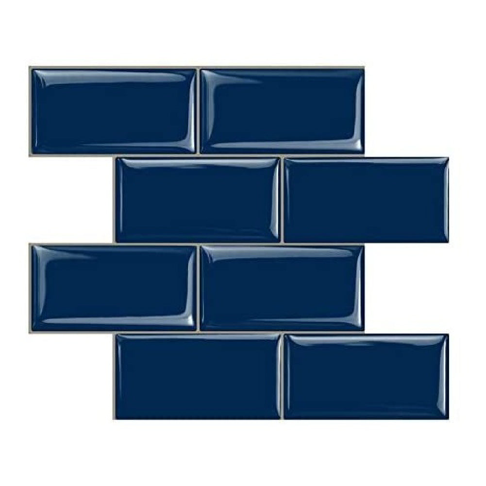 Azulejos Peel and Stick Navy Blue Rect 2MM Home Logics 5 un