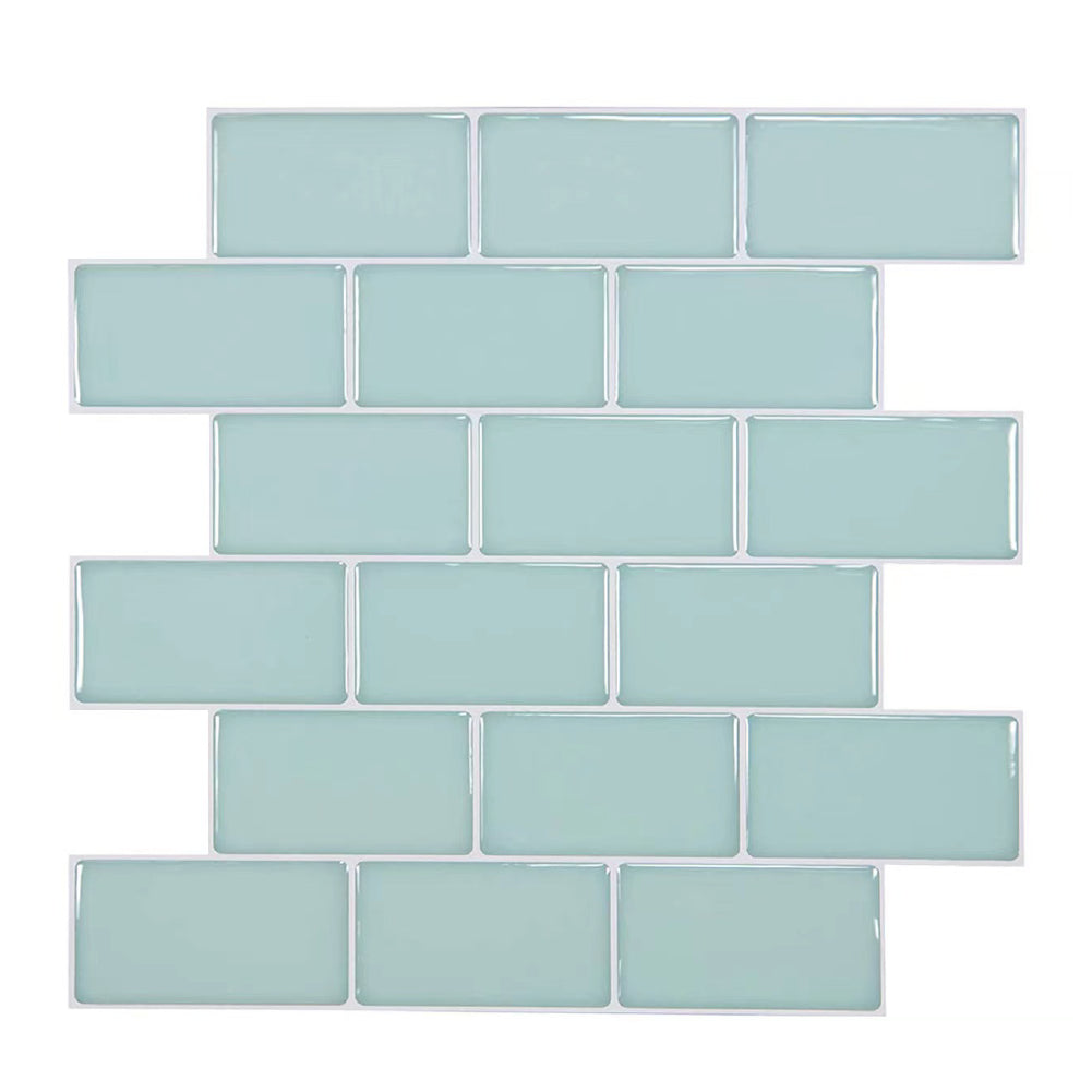 Azulejos Peel and Stick Light Blue Rect 2MM Home Logics 5 un