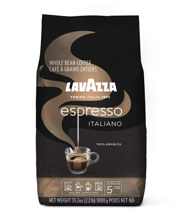 Café Espresso Italiano Grano Entero Lavazza 1 kg