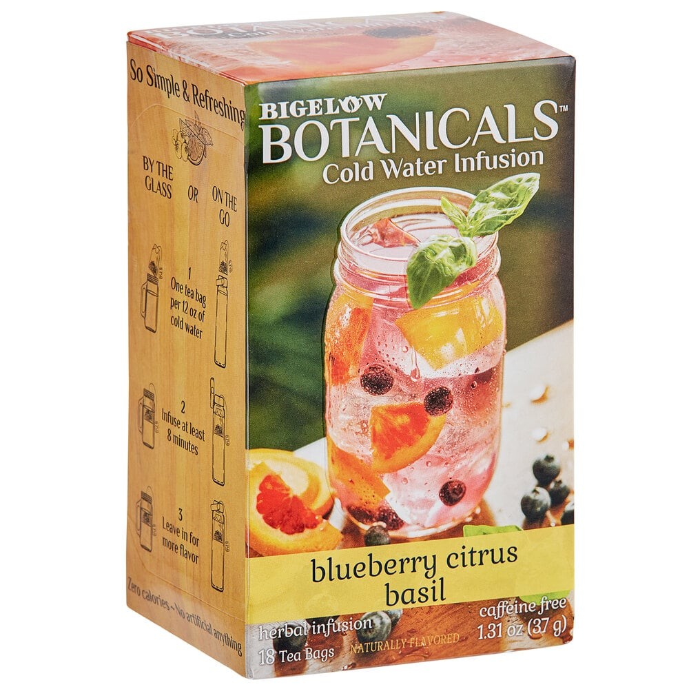 Té Frío de Hierbas Arándano Cítricos Albahaca Botanicals Bigelow 37 g