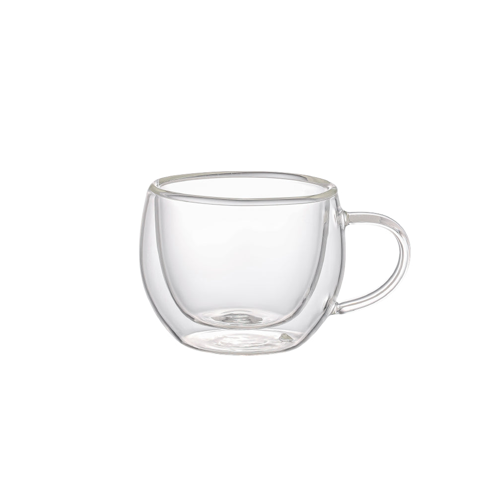 Taza Double Wall Glass 80 ml Aramoro 6 un