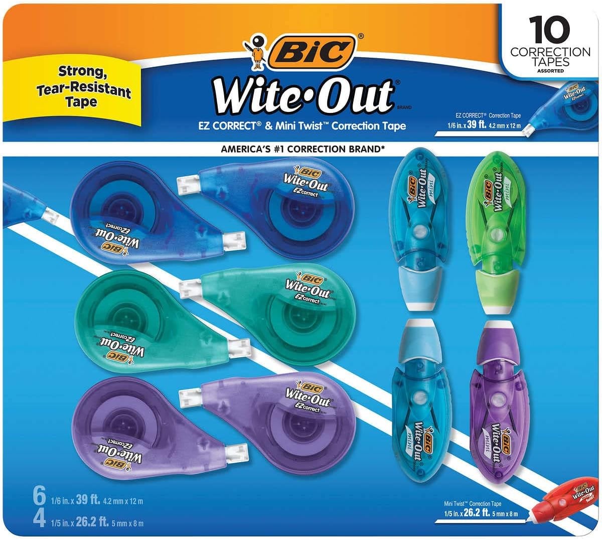 Corrector Cinta Wite Out BIC 10 un