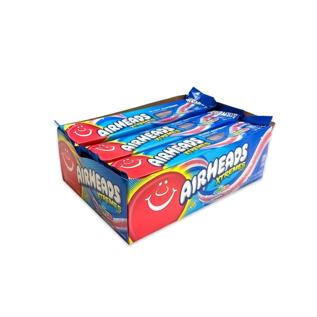 Masticables Xtremes Sour Belts Airheads 18 un x 56.7 g