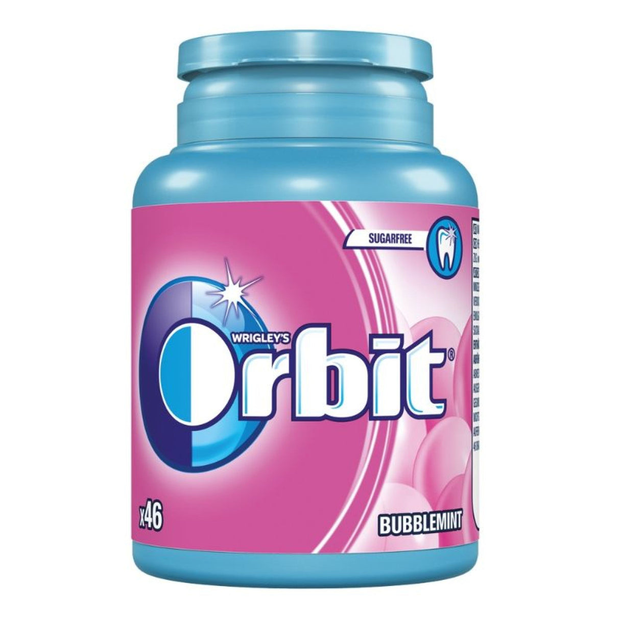 Chicles Bubblemint Bottle Orbit 64 g