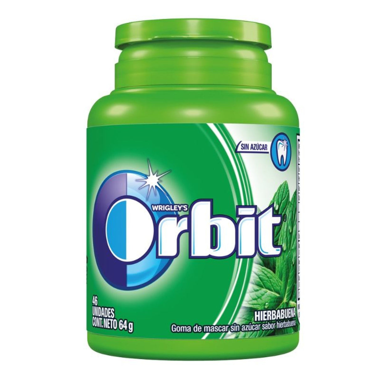 Chicles Hierbabuena Bottle Orbit 64 g