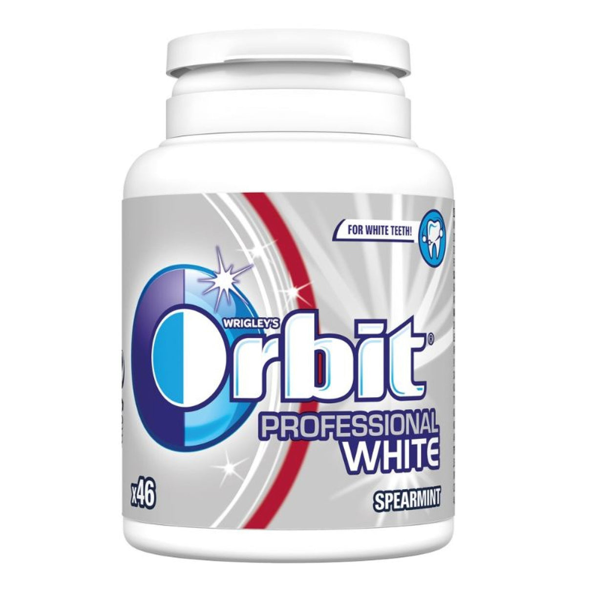 Chicles Professional White Bottle Orbit 64 g