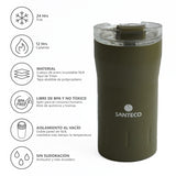 Tumbler KARIBA Bronze Green 350 ml Santeco 1 un