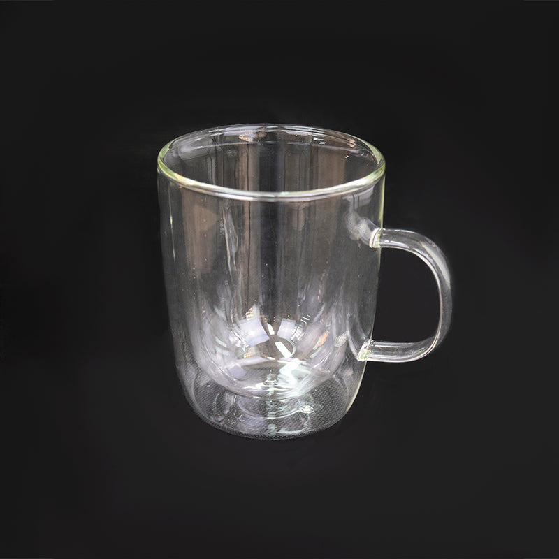 Taza Double Wall Glass 350 ml Aramoro 2 un