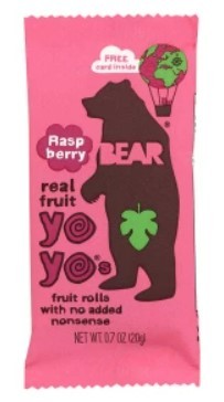 Barra Fruta Deshidratada Frambuesa Bear 20 g