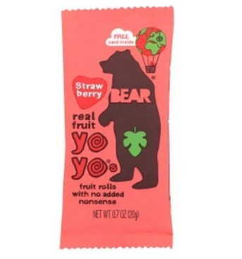 Barra Fruta Deshidratada Frutilla Bear 20 g