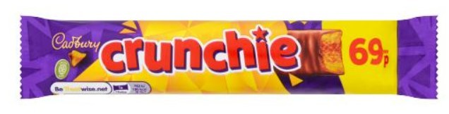 Barra Chocolate Crunchie Cadbury 40 g