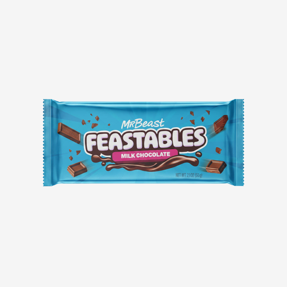 Barrita Mr. Beast Chocolate Leche Feastables 60 g