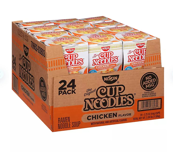 Sopa Ramen Sabor Pollo Nissin 24 un x 64 g