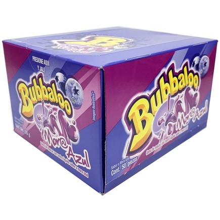 Chicles Mora Azul Bubbaloo 47 un x 5 g