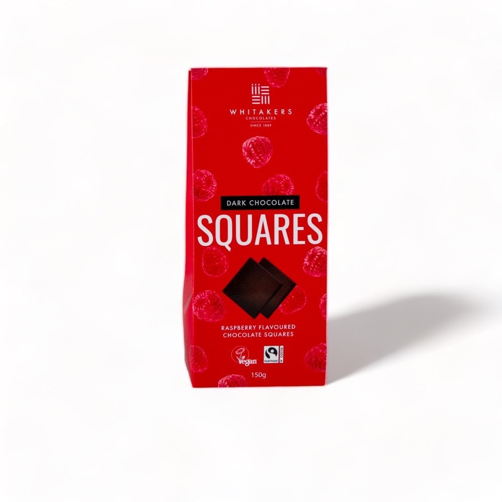 Chocolate Negro Frambuesa Squares Whitakers 150 g