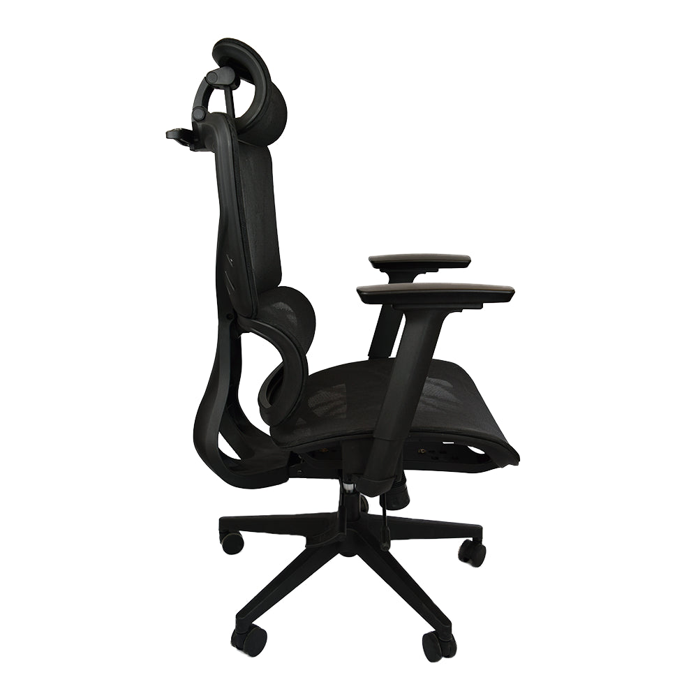 Silla Escritorio Ergonomic Series Nylon Black Home Logics 1 un