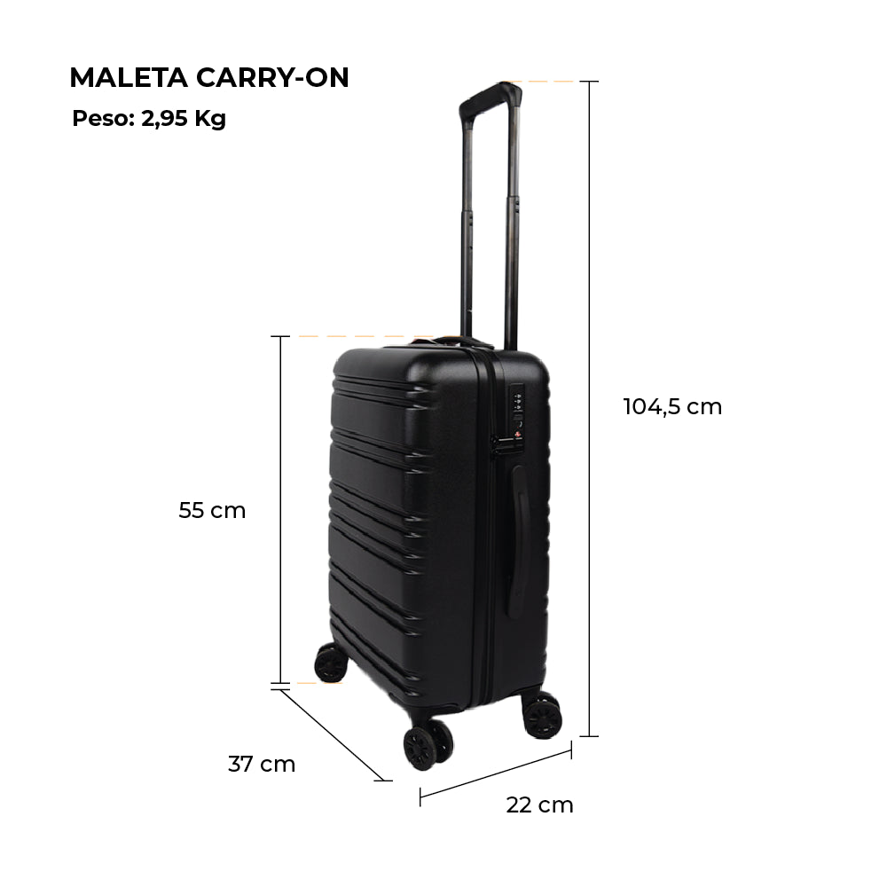 Set Maletas Carry-on Check-in Norden 2 un