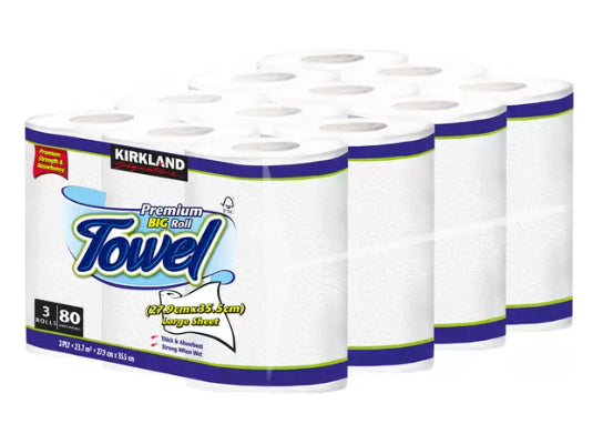 Toalla Papel Towel Kirkland 12 un