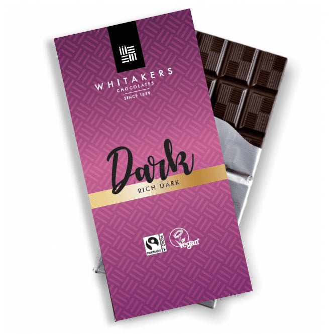 Barra Chocolate Negro 55 Whitakers 90 g