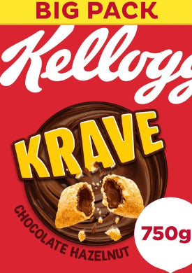 Cereal Krave Chocolate Avellana Kellogg's 750 g