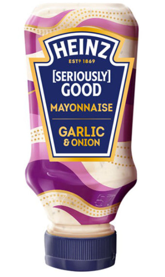 Mayonesa Ajo Cebolla Acaremelada Seriously Good Heinz 220 ml