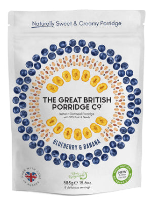 Avena 8F Instantánea Arándanos Plátano The Great British Porridge Co 385 g