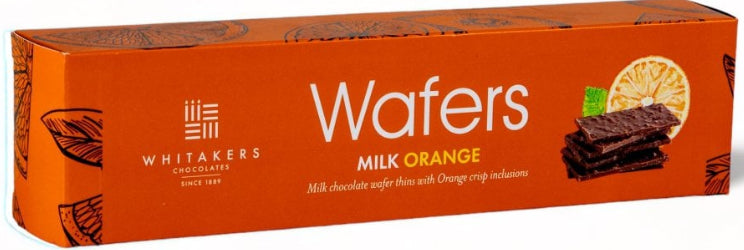 Chocolate Leche Naranja Wafers Whitakers 175 g