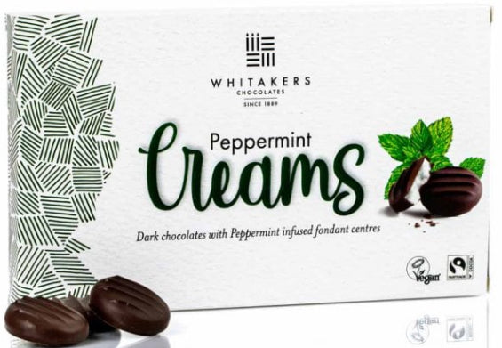 Bombones Chocolate Negro Crema Peppermint Whitakers 150 g