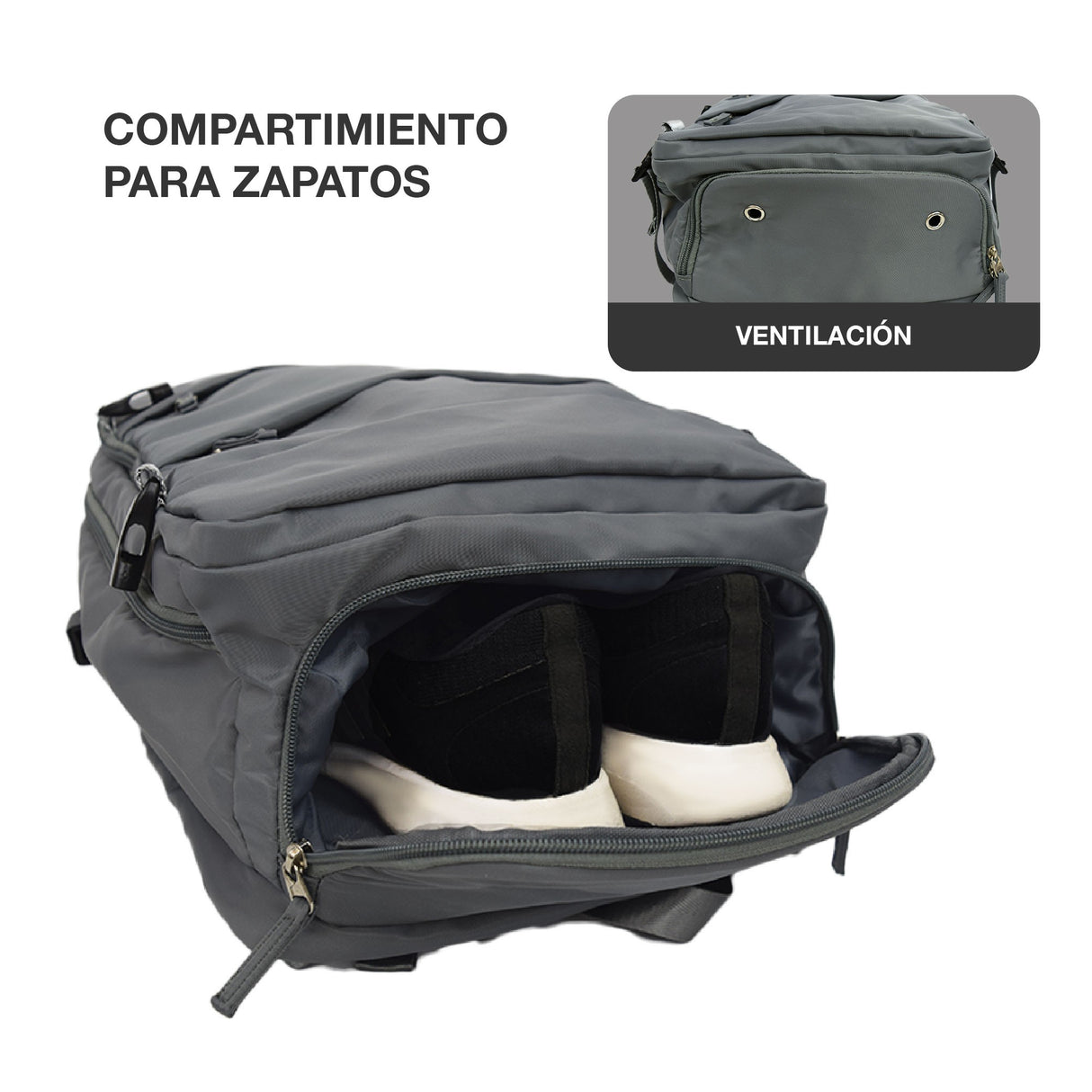 Mochila De Viaje Explorer Gray Norden 1 un