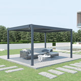 Pérgola Bioclimática Aluminio Techo Acero 3 x 4 m Sunseeker 1 un