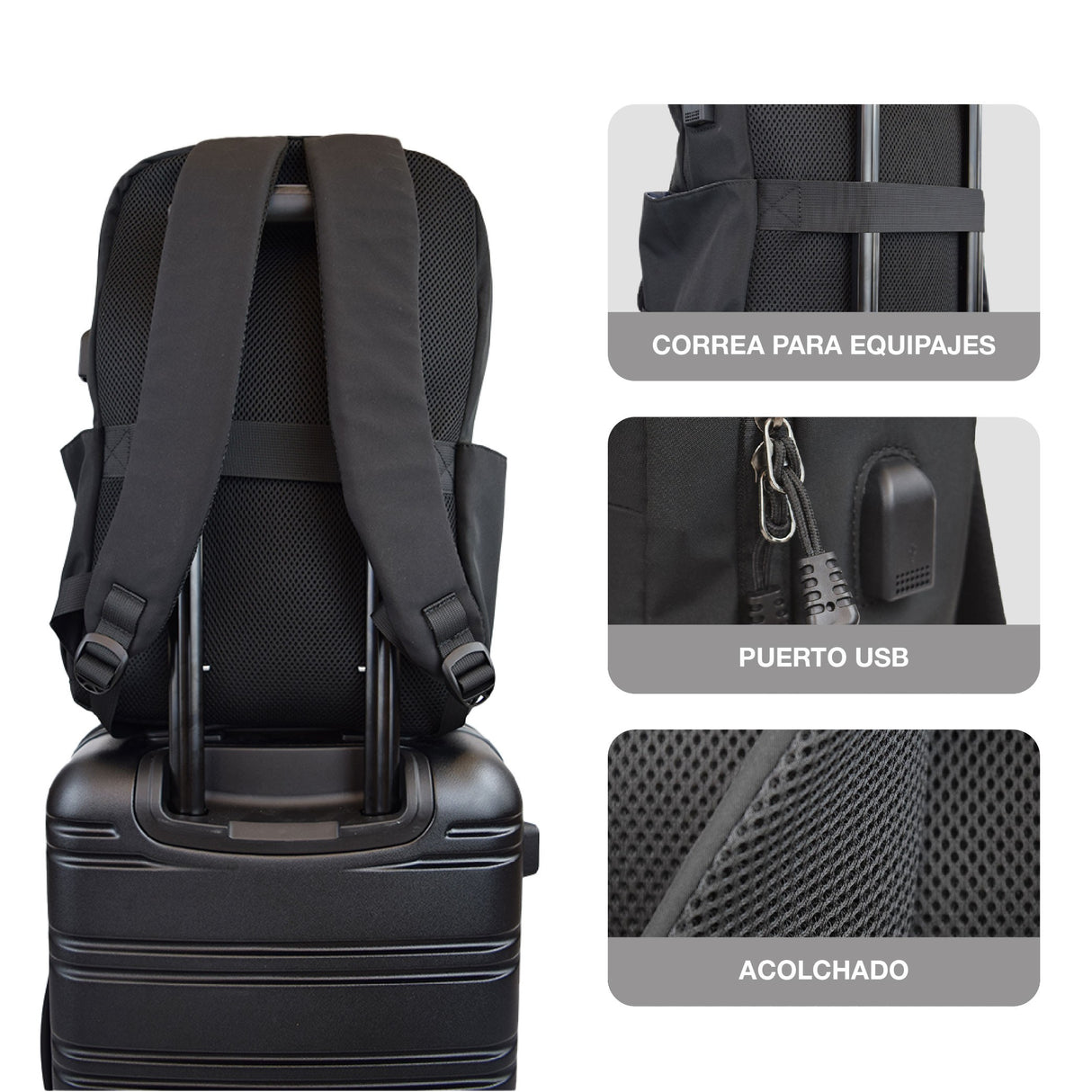 Mochila Birmingham Black Norden 1 un