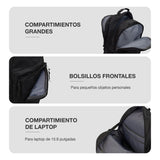 Mochila Coventry Black Norden 1 un