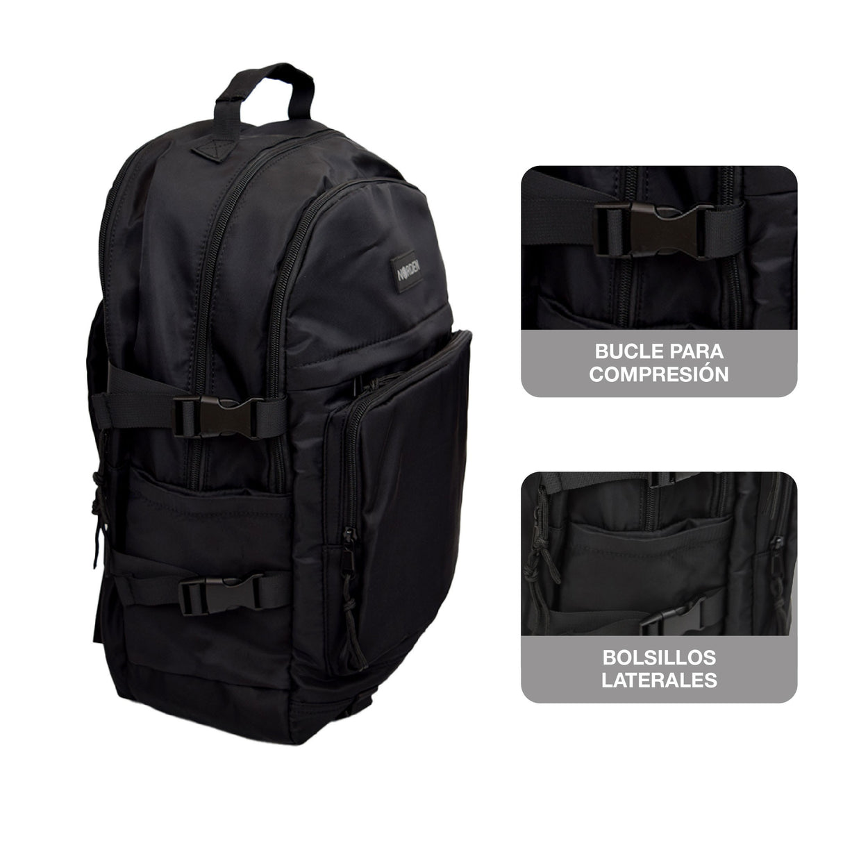 Mochila Coventry Black Norden 1 un