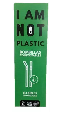 Bombillas Compostables Medianas Wild Straw 110 un Clickeat