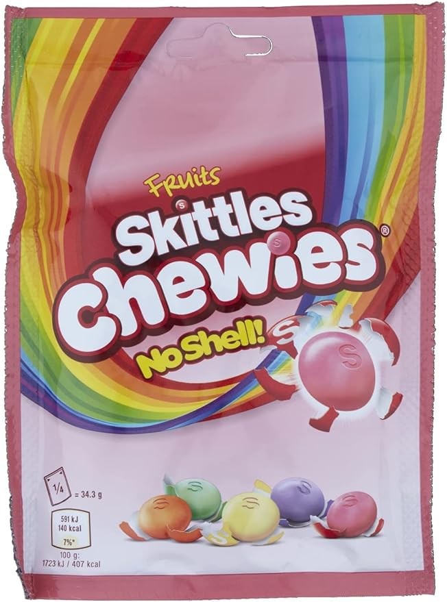 Masticables Fruits Chewies Skittles 138 g