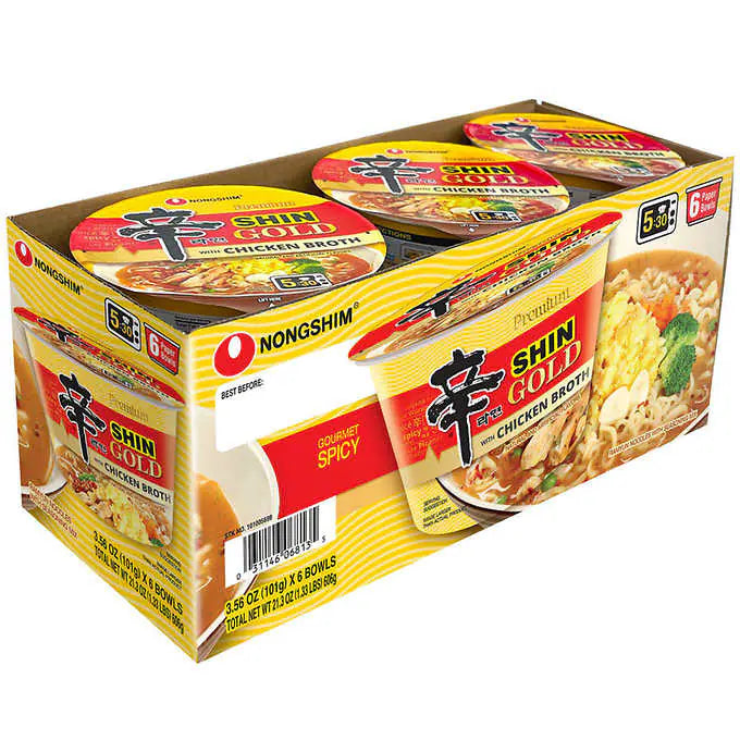 Sopas Fideos Gold Ramyun NongShim 6 un x 101 g