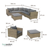 Set Terraza Rattan Alicante Sunseeker 1 un