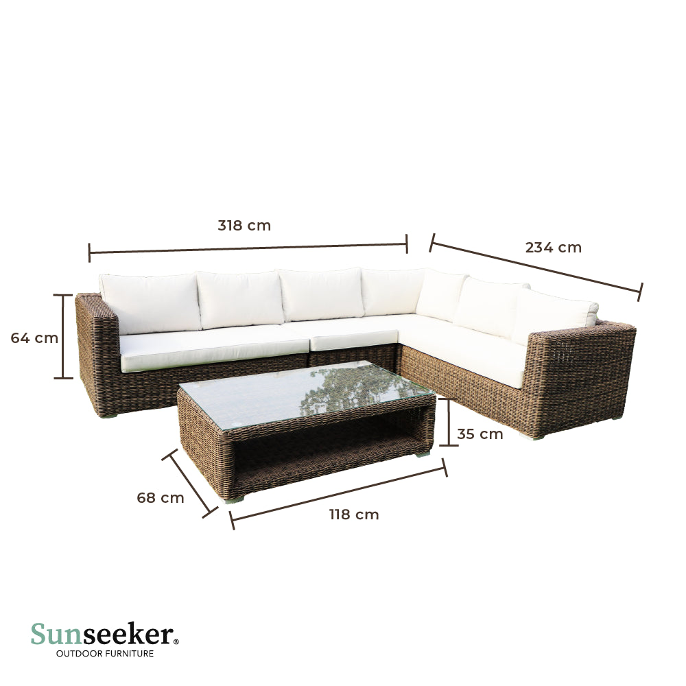 Set Terraza Rattan Toledo Sunseeker 1 un