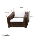 Set Terraza Rattan Granada Sunseeker 1 un