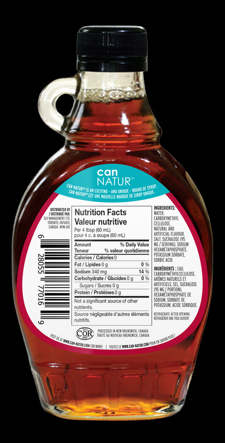 Syrup Maple sin Azúcar can-NATUR 250 ml