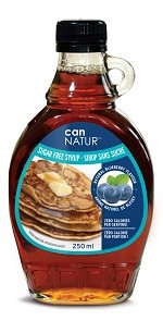 Syrup Maple Arándano sin Azúcar can-NATUR 250 ml