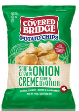 Papas Fritas Cebolla Crema Acida Covered Bridge 170 g