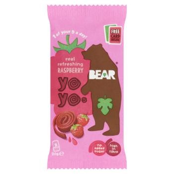 Barra Fruta Deshidratada Frambuesa Bear 20 g