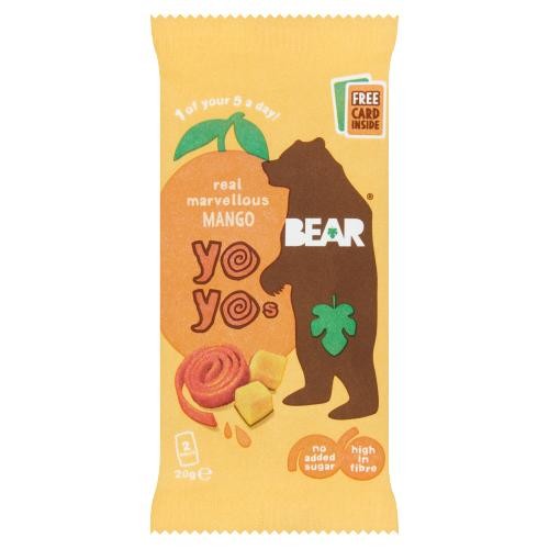 Barra Fruta Deshidratada Mango Bear 20 g