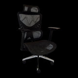 Silla Escritorio Ergonomic Series Chrome Black Home Logics 1 un