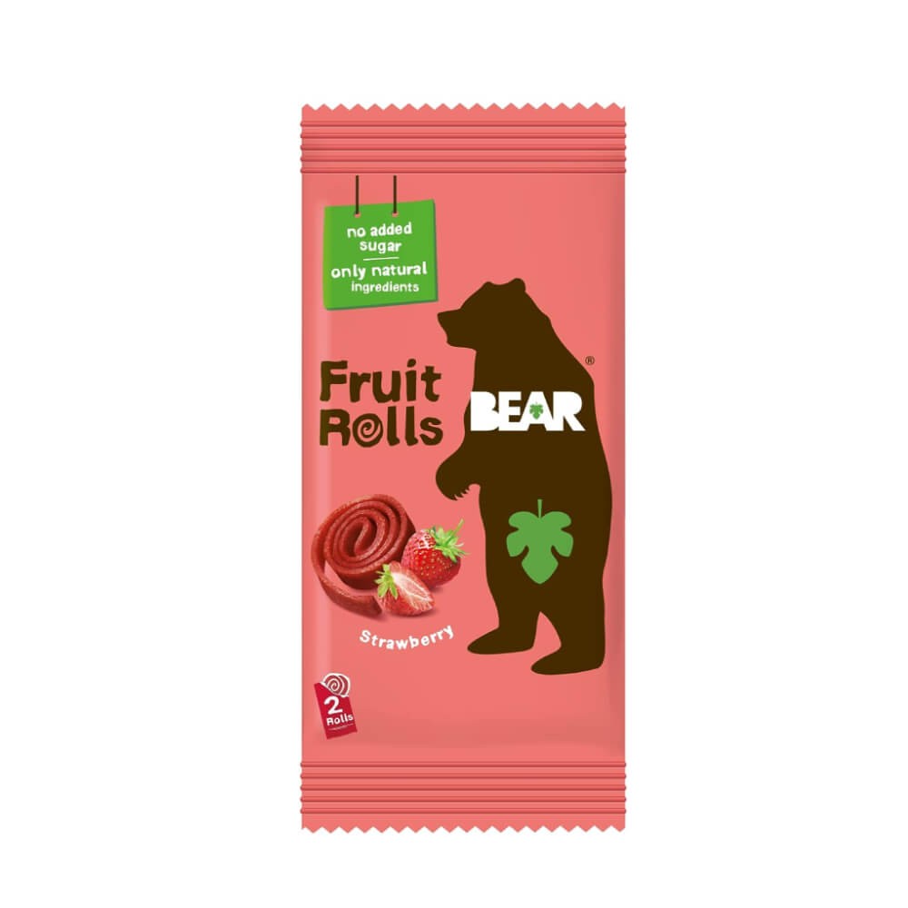 Barra Fruta Deshidratada Frutilla Bear 20 g