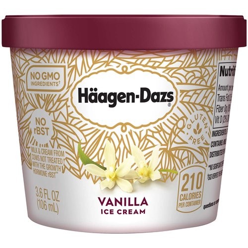 Helado Vanilla Haagen-Dazs 106 ml